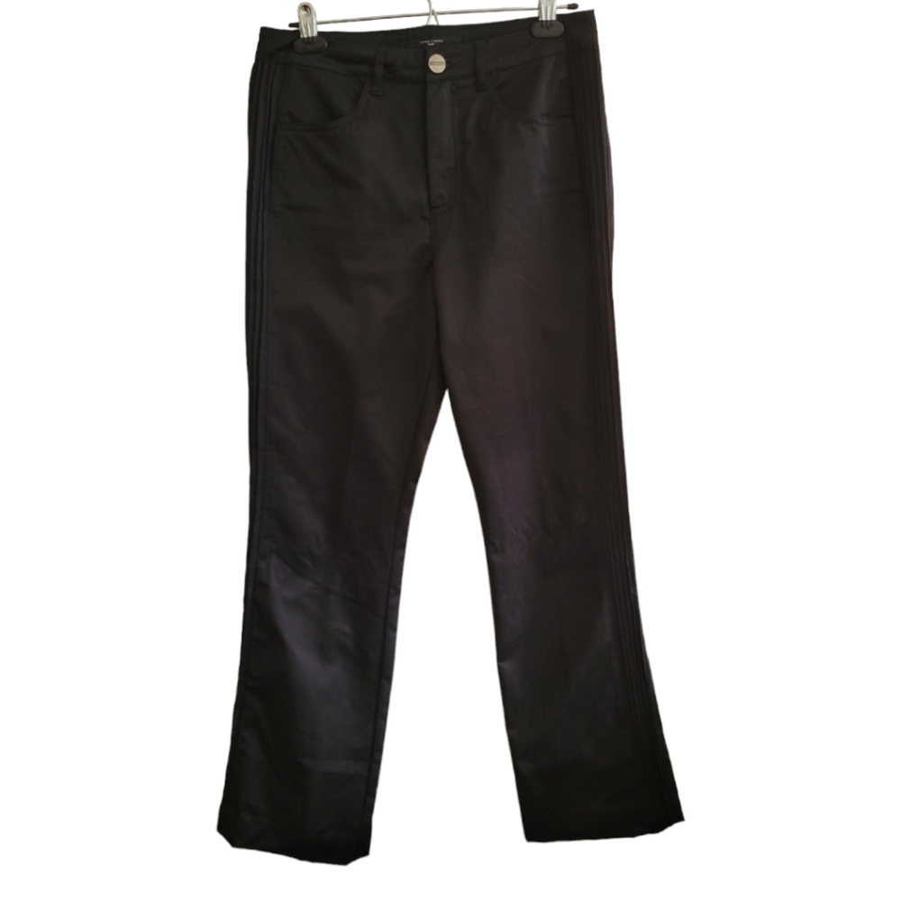 Simon Chang Bedazzled Moto Style Pants Size 8